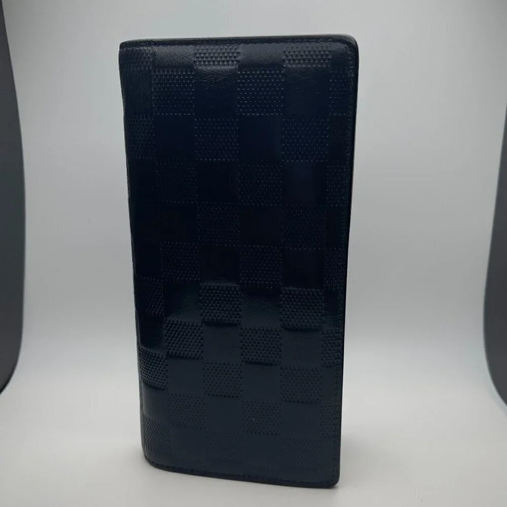 LOUIS VUITTON Damier Infini Portefeuille Bifold Wallet - Black - Preowned